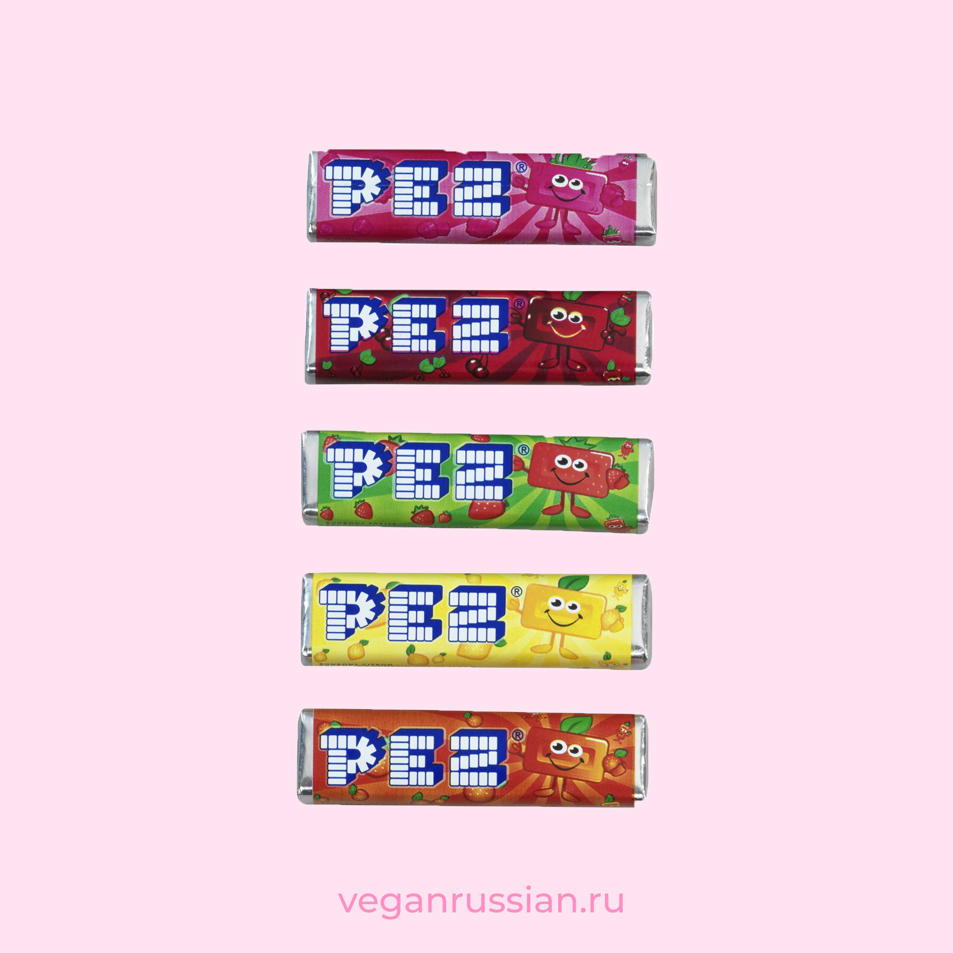 Конфета фруктовая в ассортименте PEZ 8.5 г