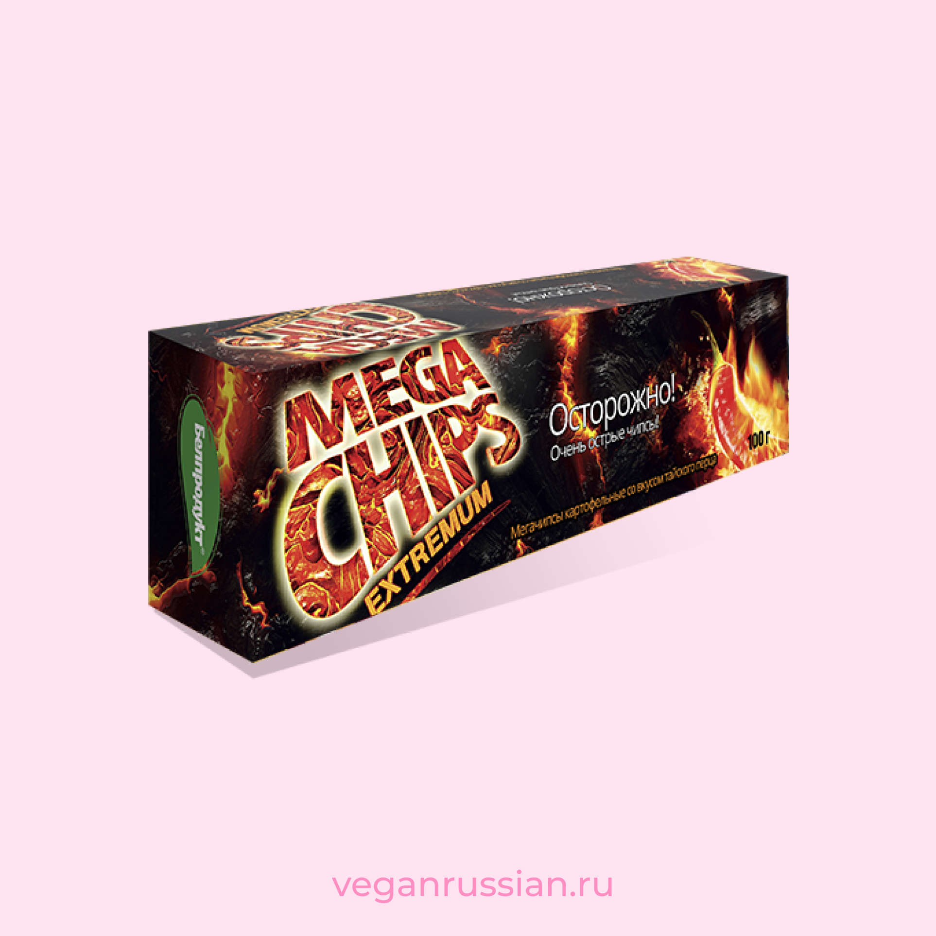 Чипсы-пластины тайский перец Mega Chips 200 г