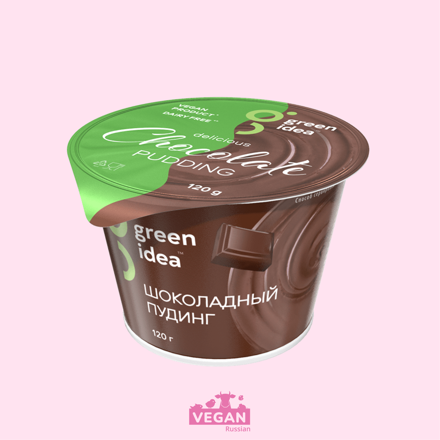 Шоколадный пудинг Green Idea 120 г