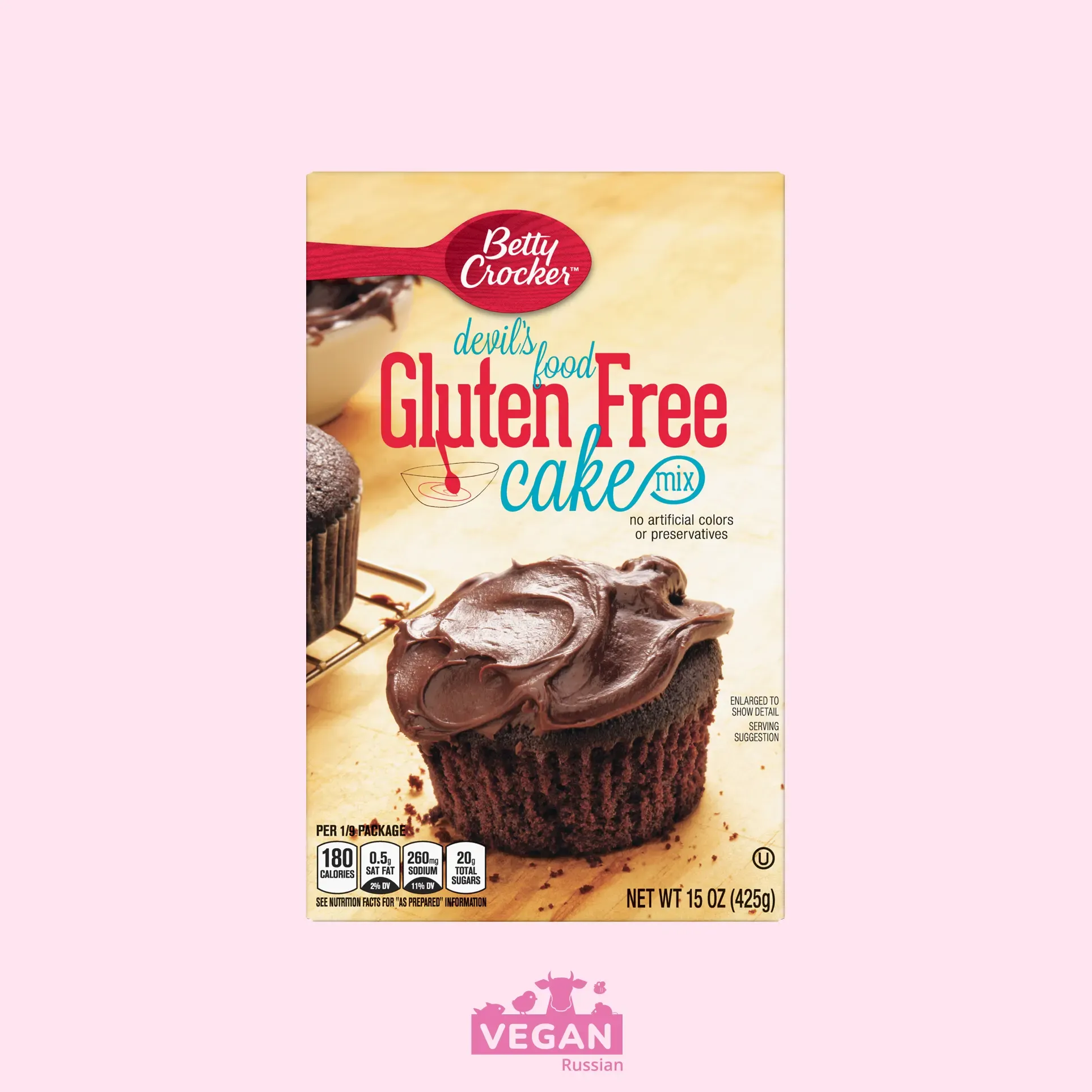 Смесь для тортов без глютена Betty Crocker 425 г