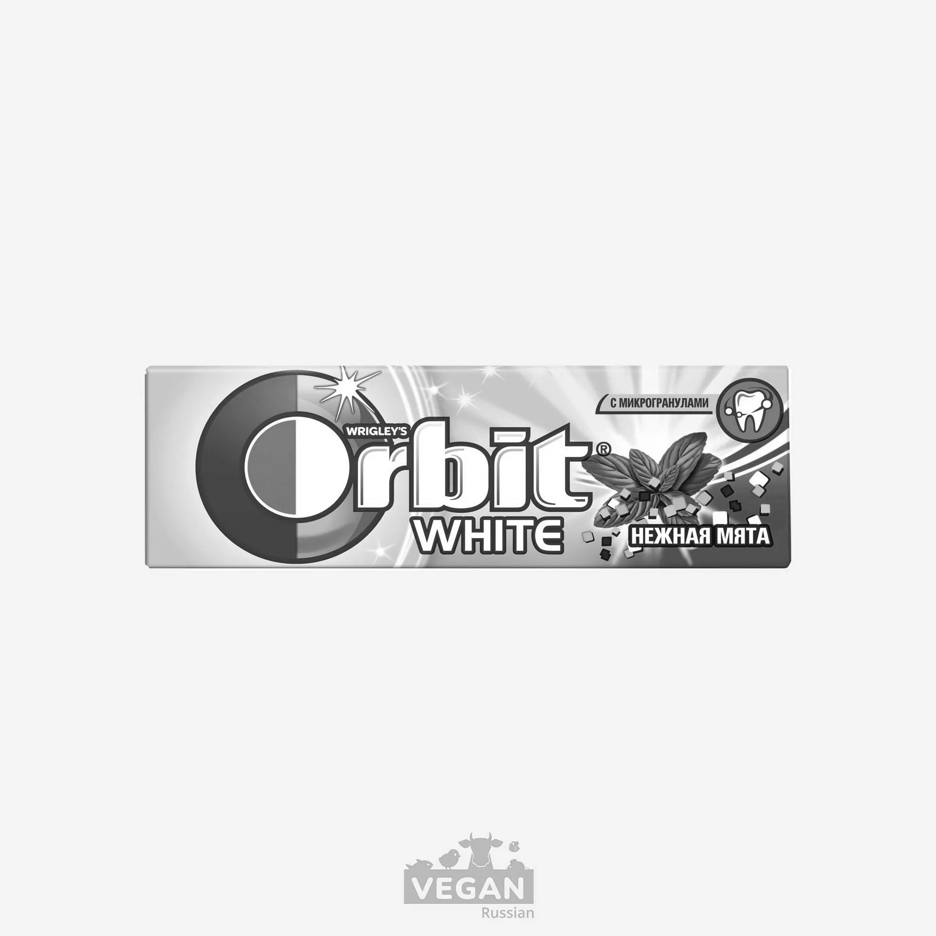 Архив: Жевательная резинка Нежная мята без сахара Orbit White 13,6 г