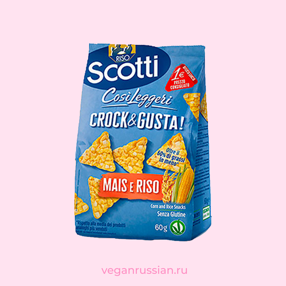 Чипсы из кукурузы и риса Rice Scotty 60 г