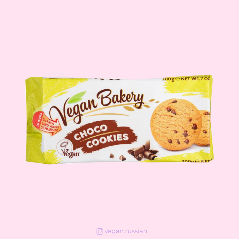 Печенье песочное с шоколадом Vegan Bakery 200 г