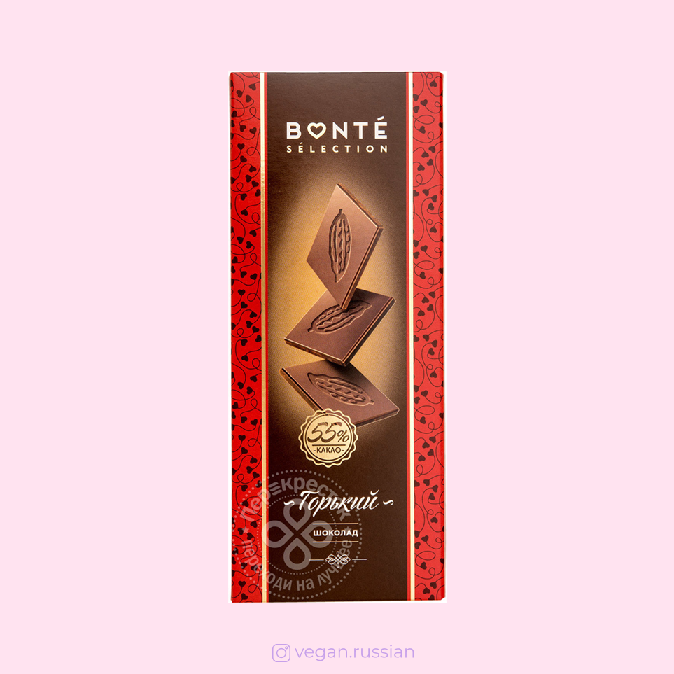 Шоколад горький 55% Bonte Sweets 90 г