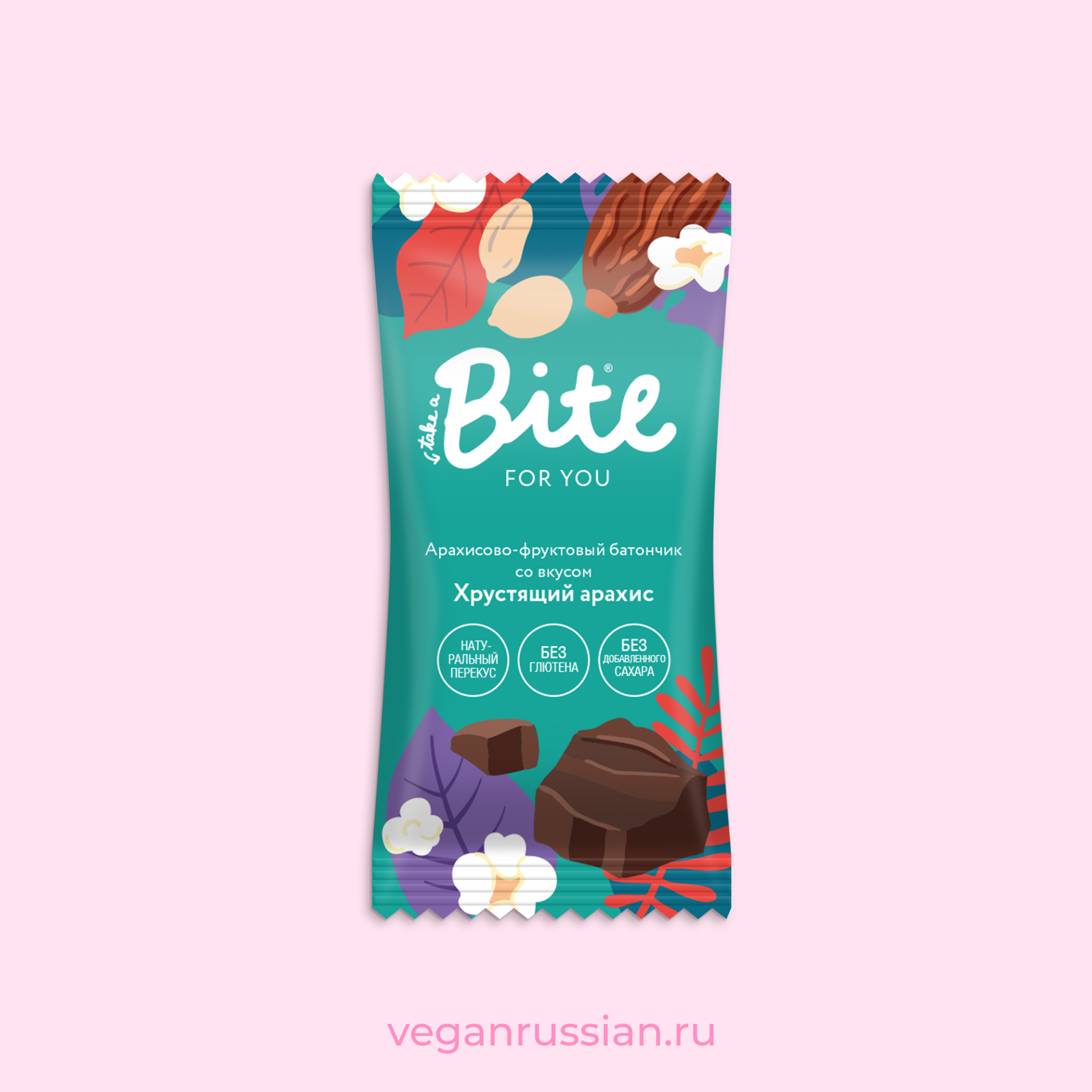 Батончик Хрустящий арахис Bite 35 г