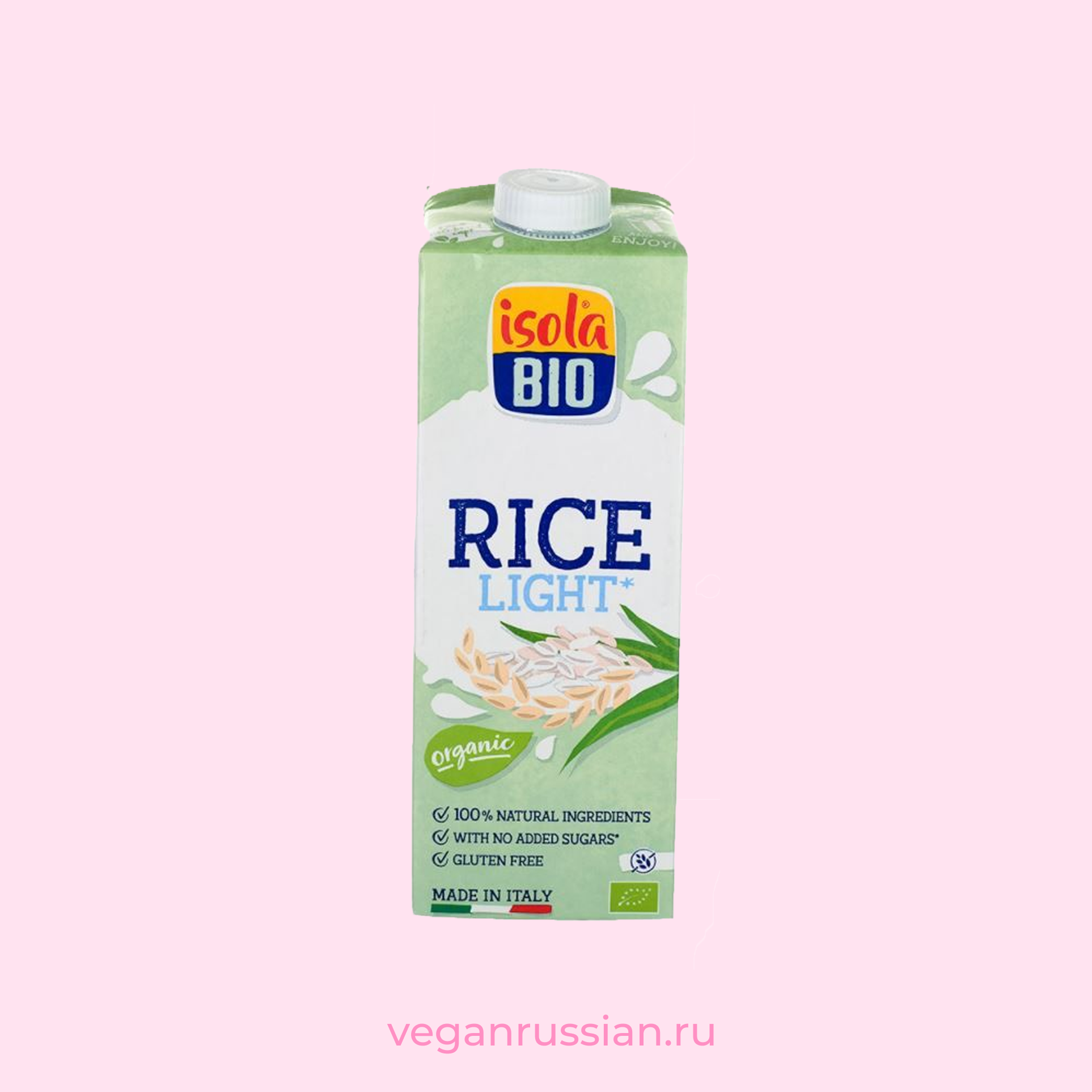 Рисовое молоко без глютена Light Isola Bio 1 л