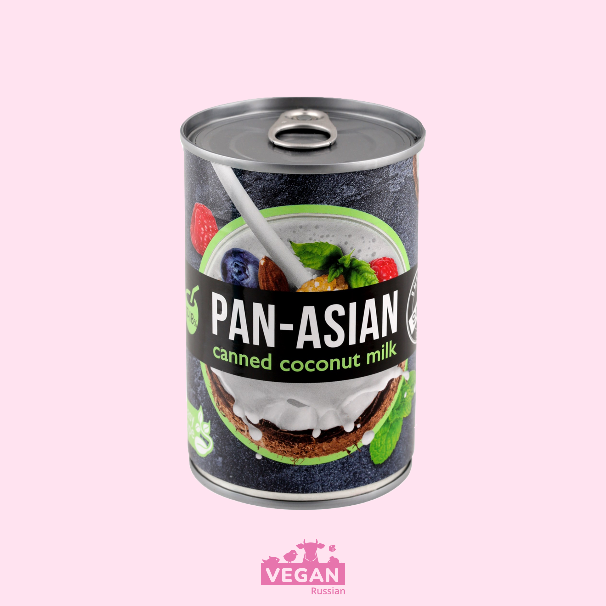 Молоко кокосовое 17-18% PAN-ASIAN 400 мл
