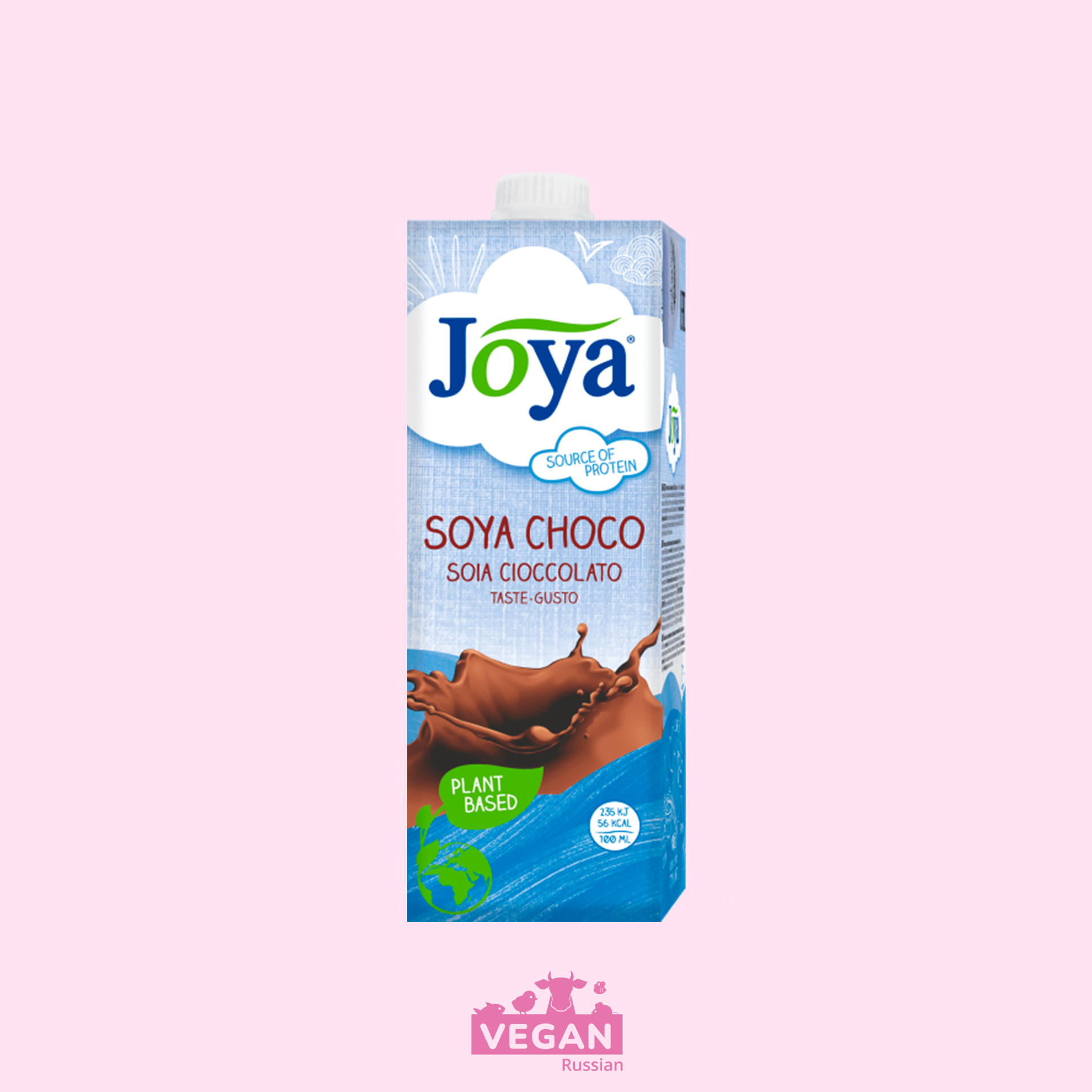 Соевое молоко шоколадное Joya 200-1000 мл