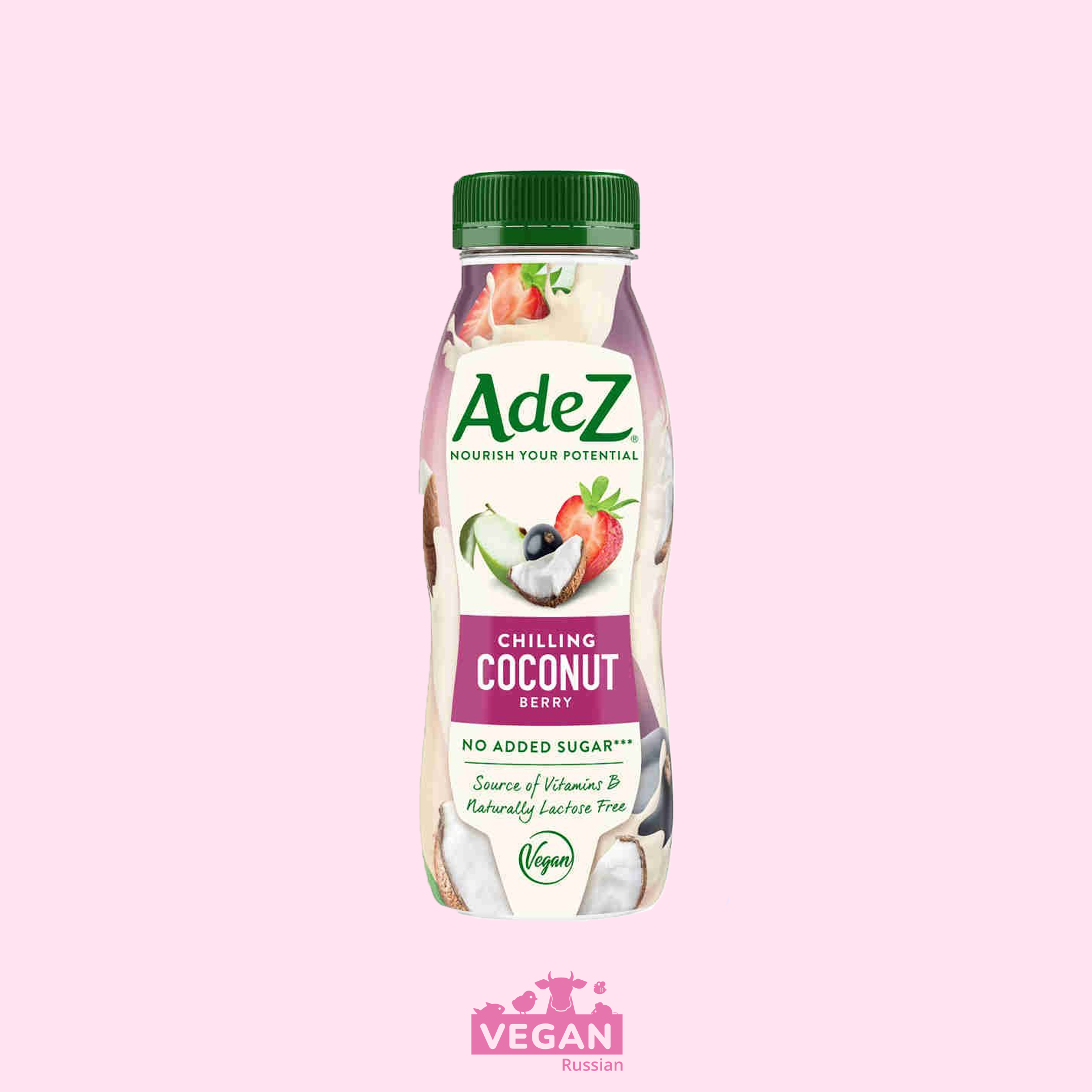 Кокосово-ягодное молоко AdeZ 250-800 мл