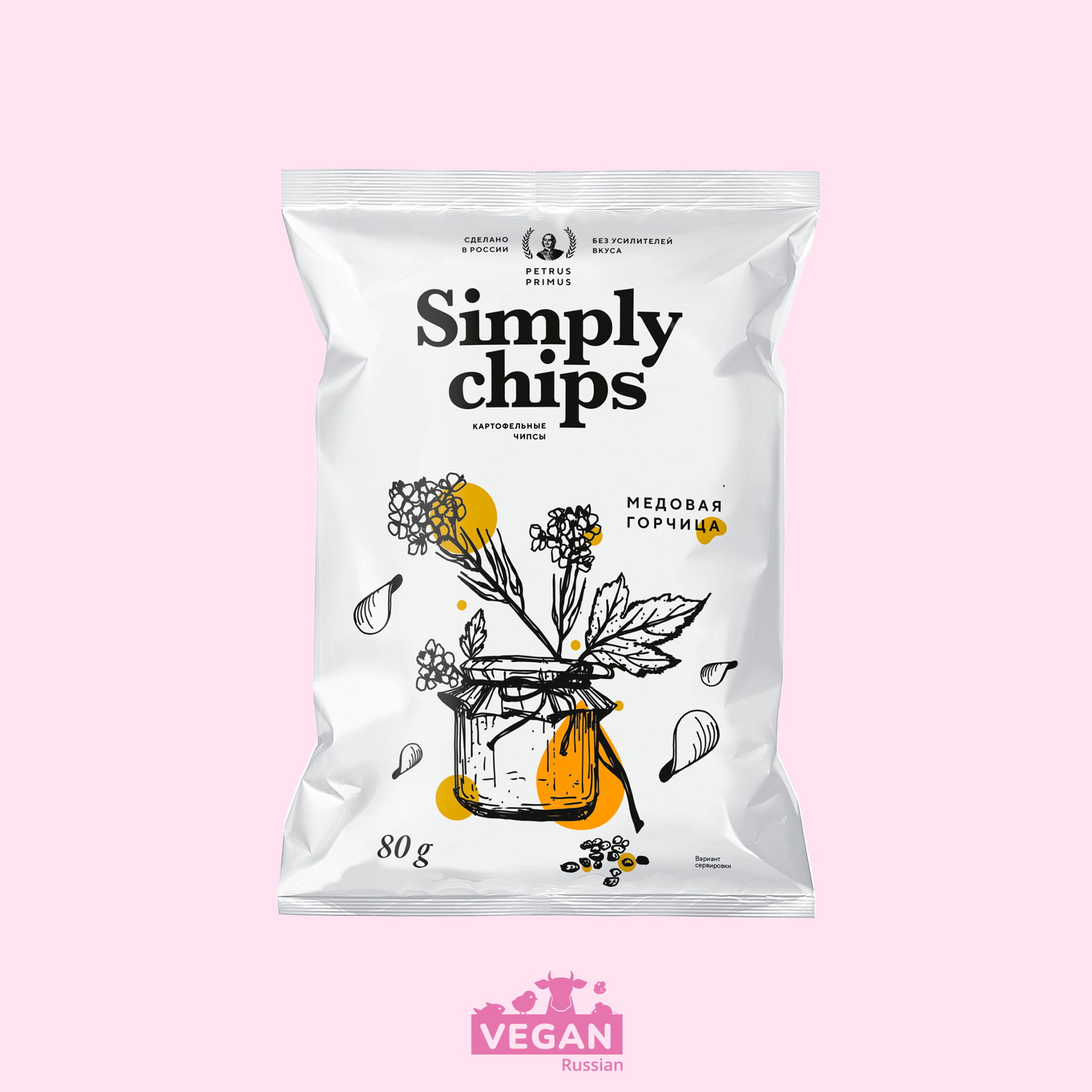 Чипсы медовая горчица Simply chips 80 г