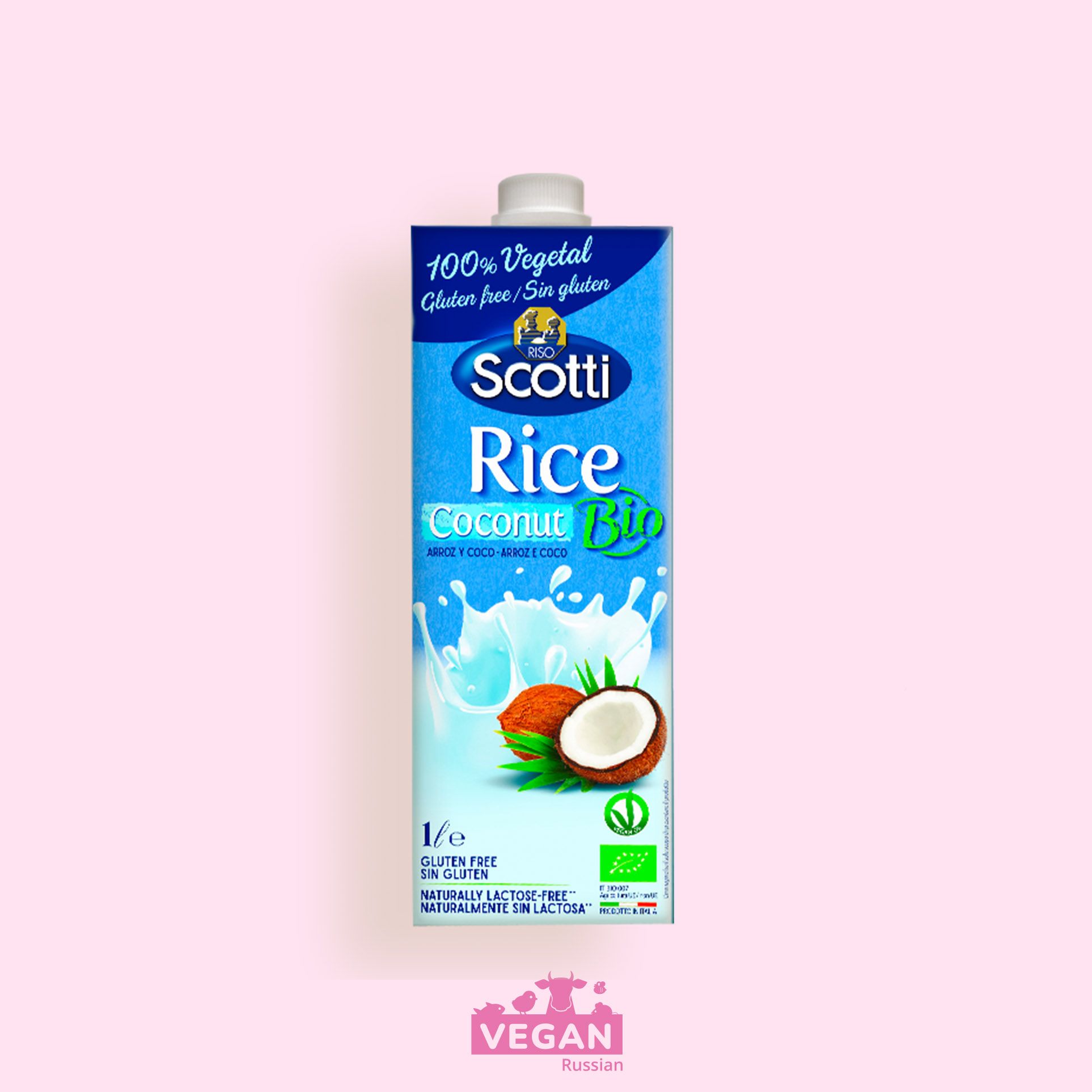 Рисовое молоко с кокосом Riso Scotty 1 л