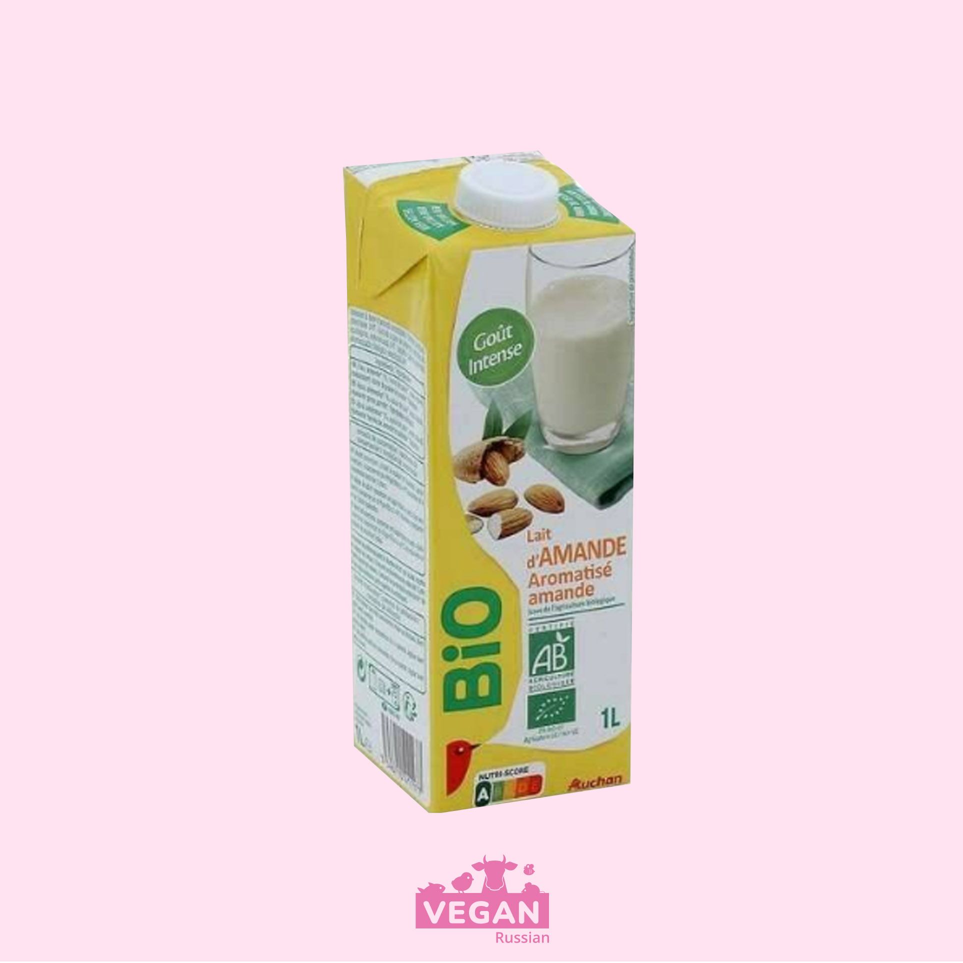 Миндальное молоко Lait d'AMANDE Auchan 1 л