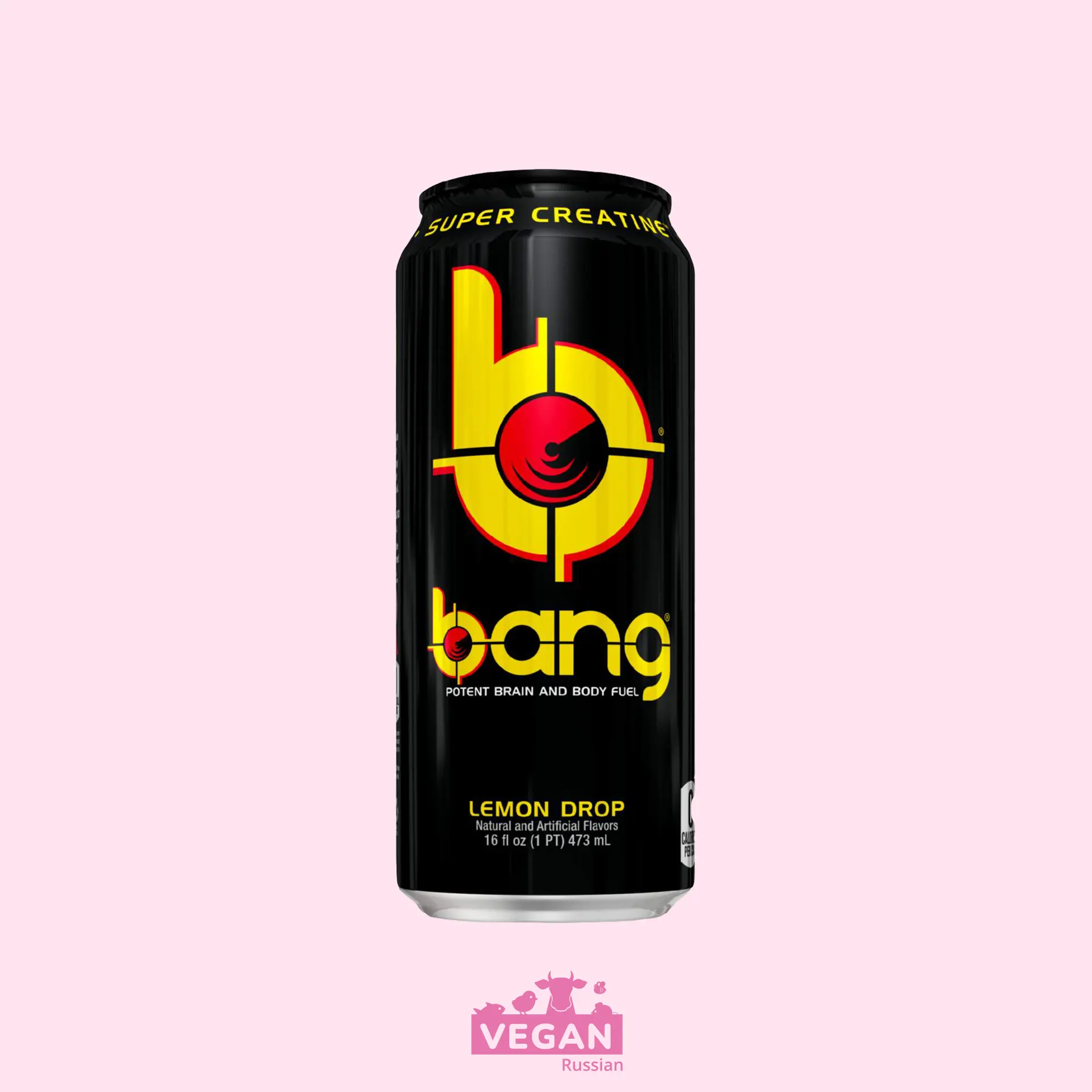Энергетик Lemon drop Bang 473 мл