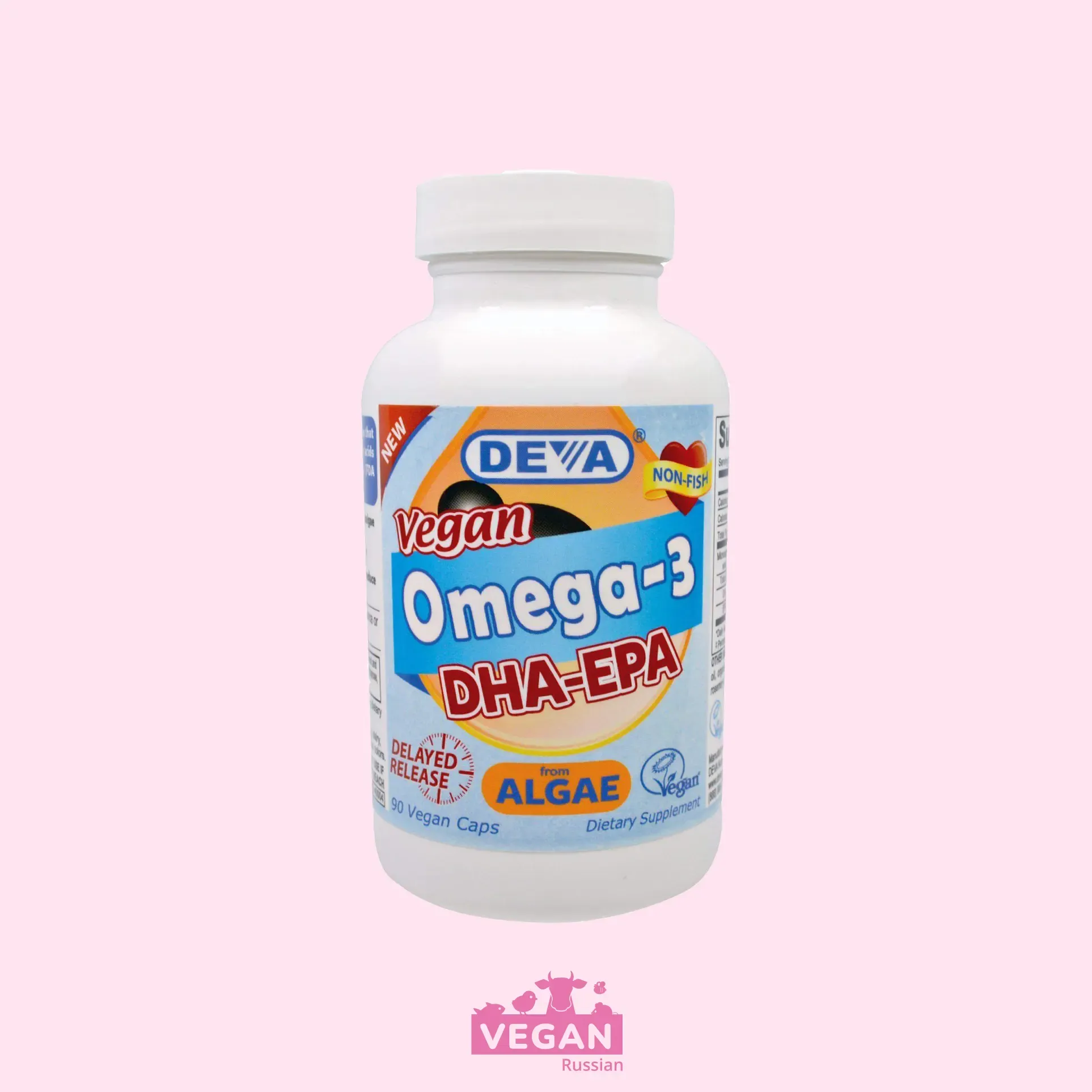 Омега-3 ДГК + ЭПК 200 мг Deva 90 таблеток
