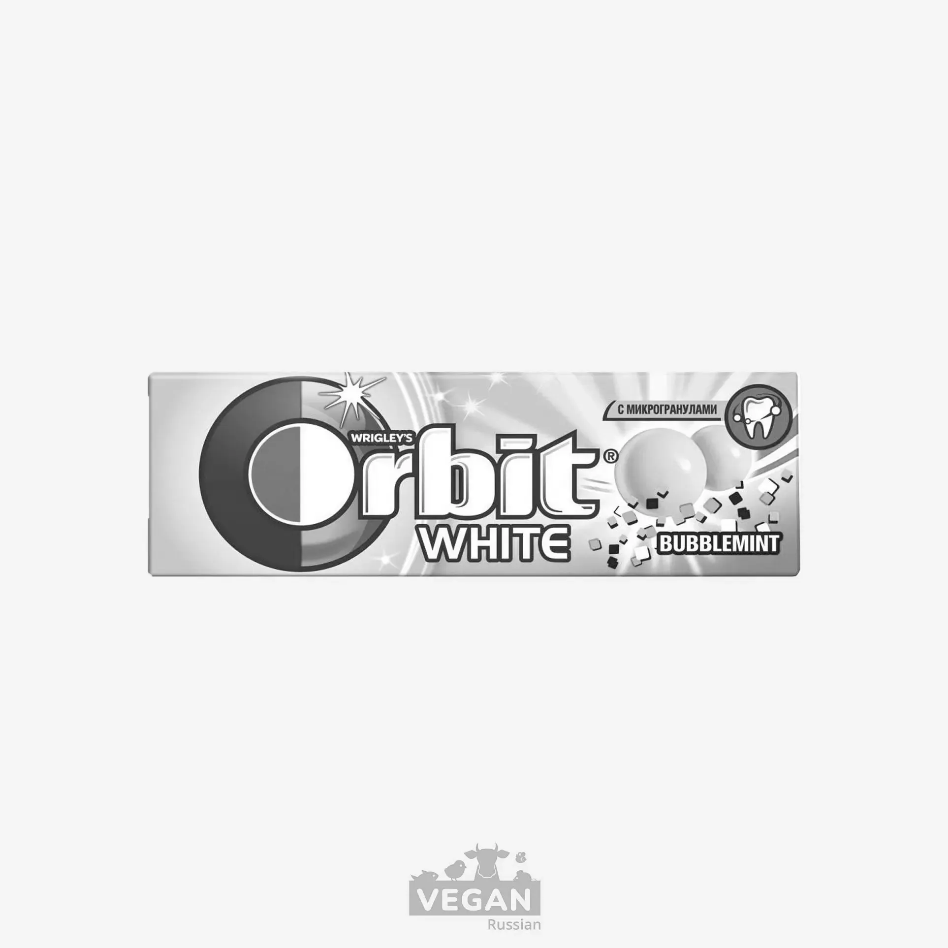 Архив: Жевательная резинка Bubblemint без сахара Orbit White 13,6 г