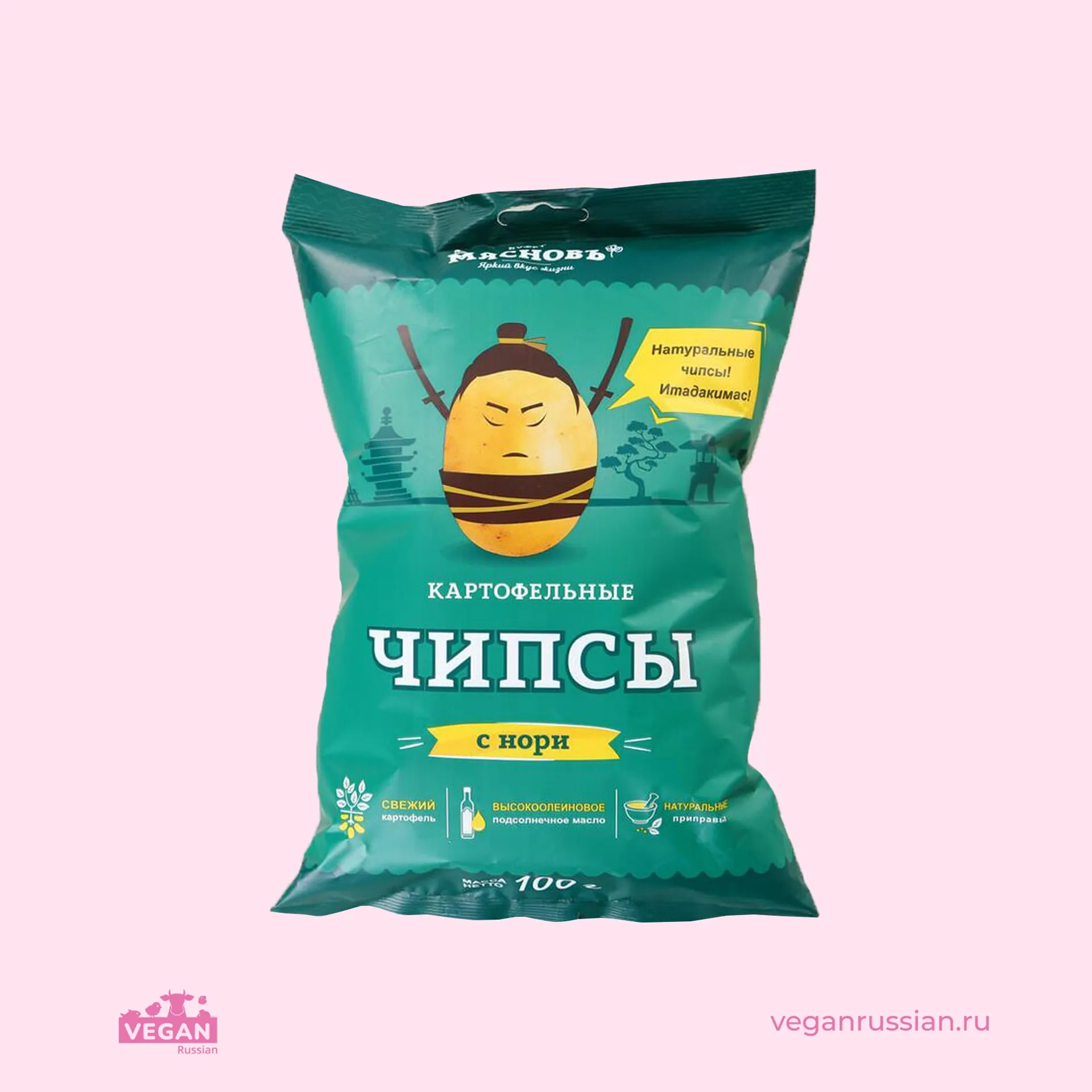 Чипсы картофельные с нори МясновЪ 100 г