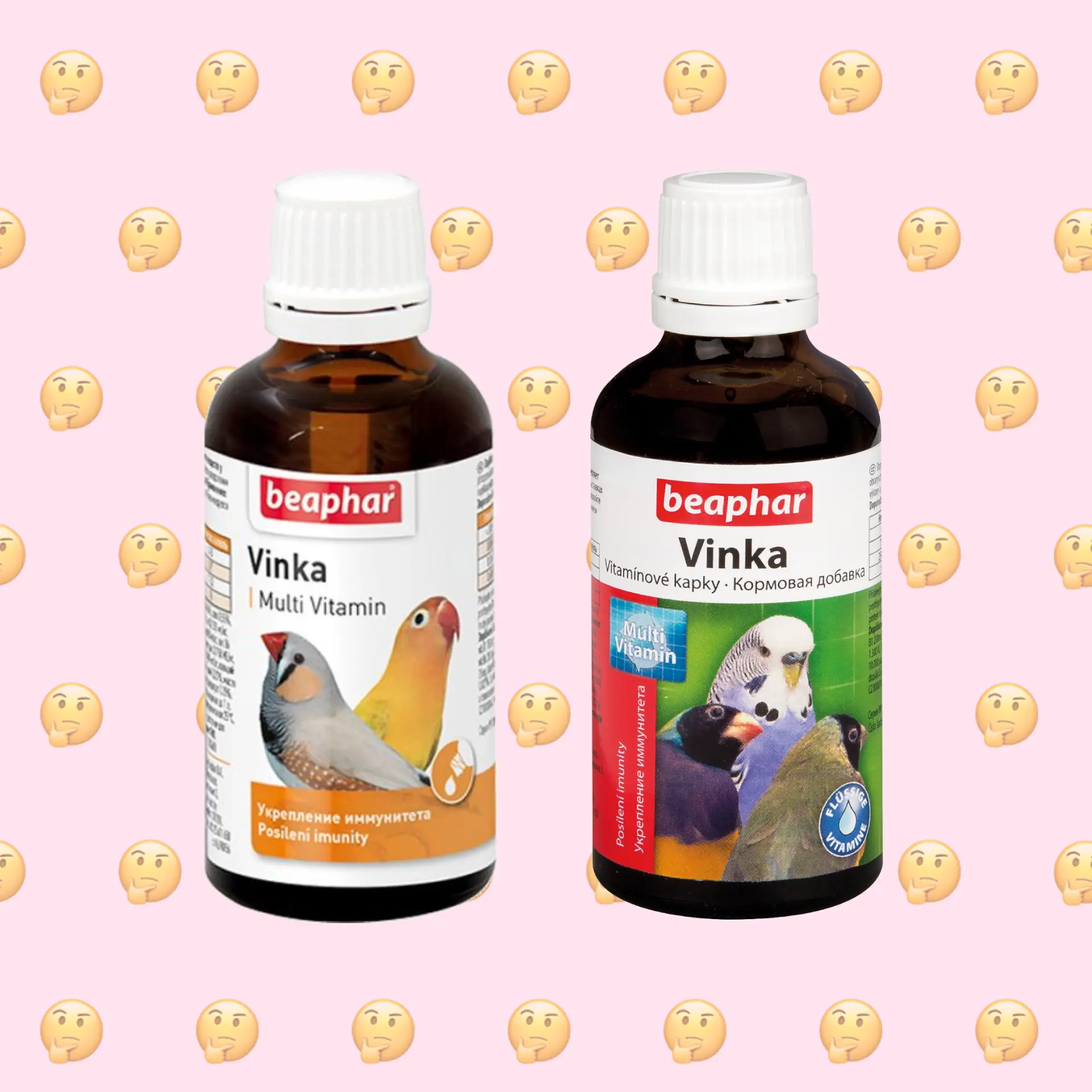 Веганская ли кормовая добавка для птиц Multi Vitamin Vinka Beaphar