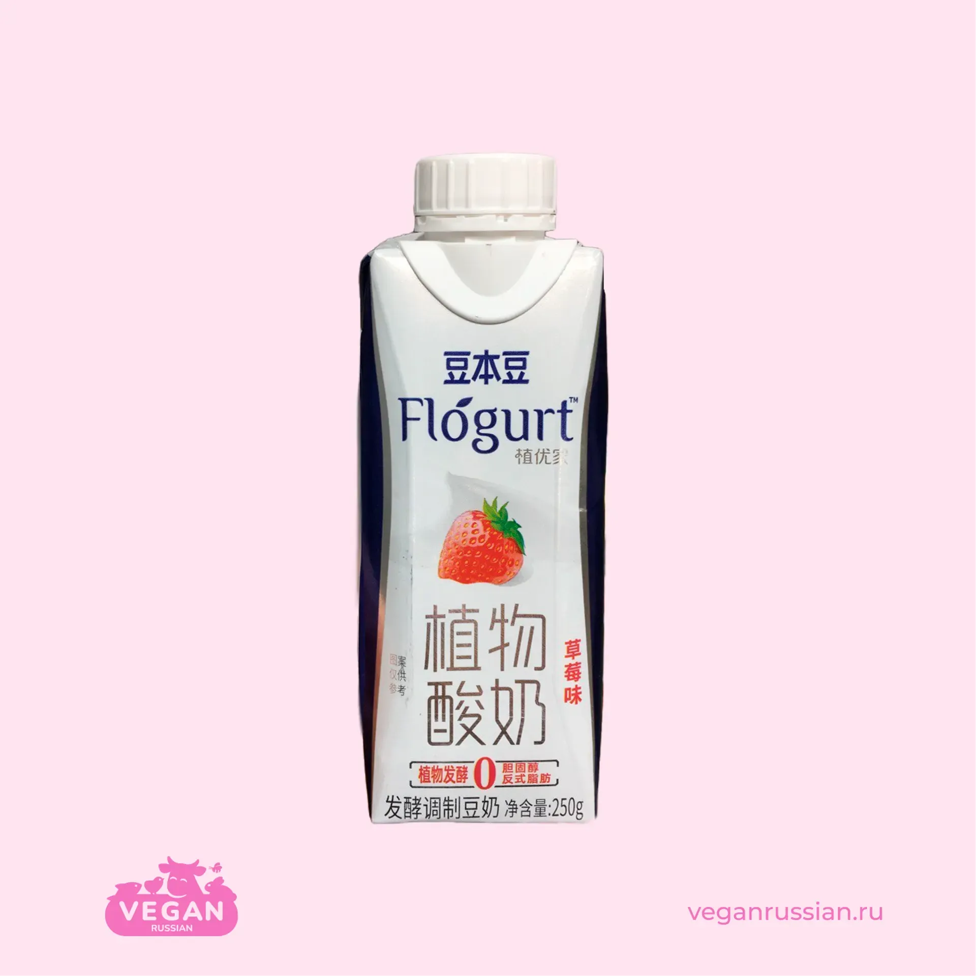 Питьевой йогурт клубничный Flogurt 250 г