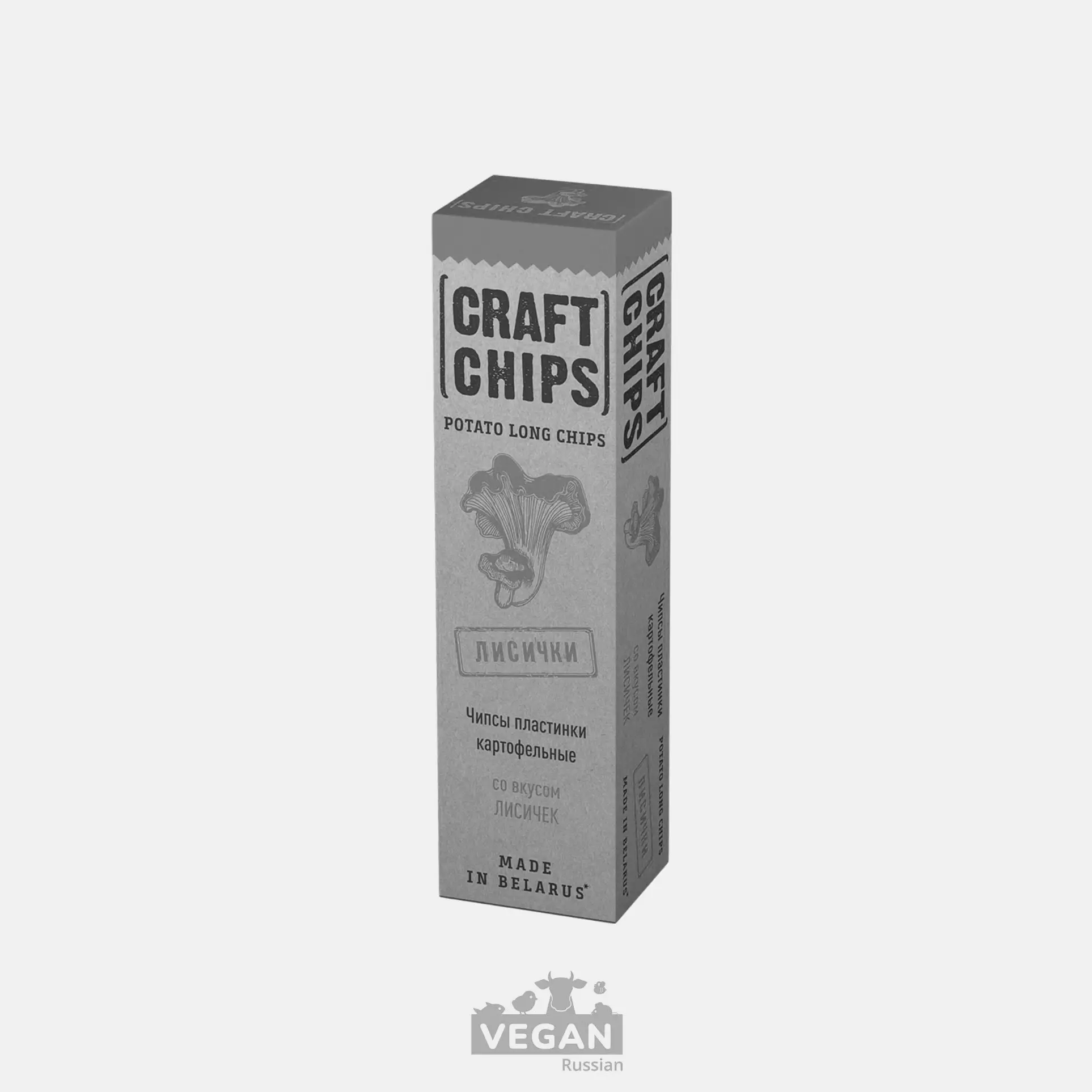 Архив: Чипсы пластинки картофельные со вкусом лисичек Craft Chips 90 г