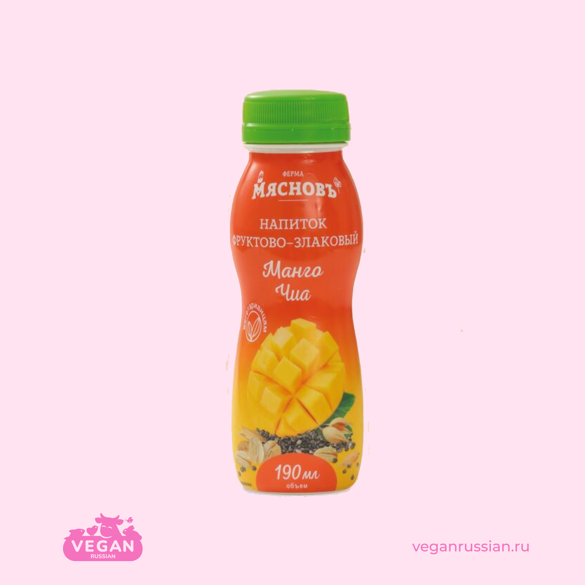 Напиток фруктово-злаковый манго-чиа МясновЪ 190 мл