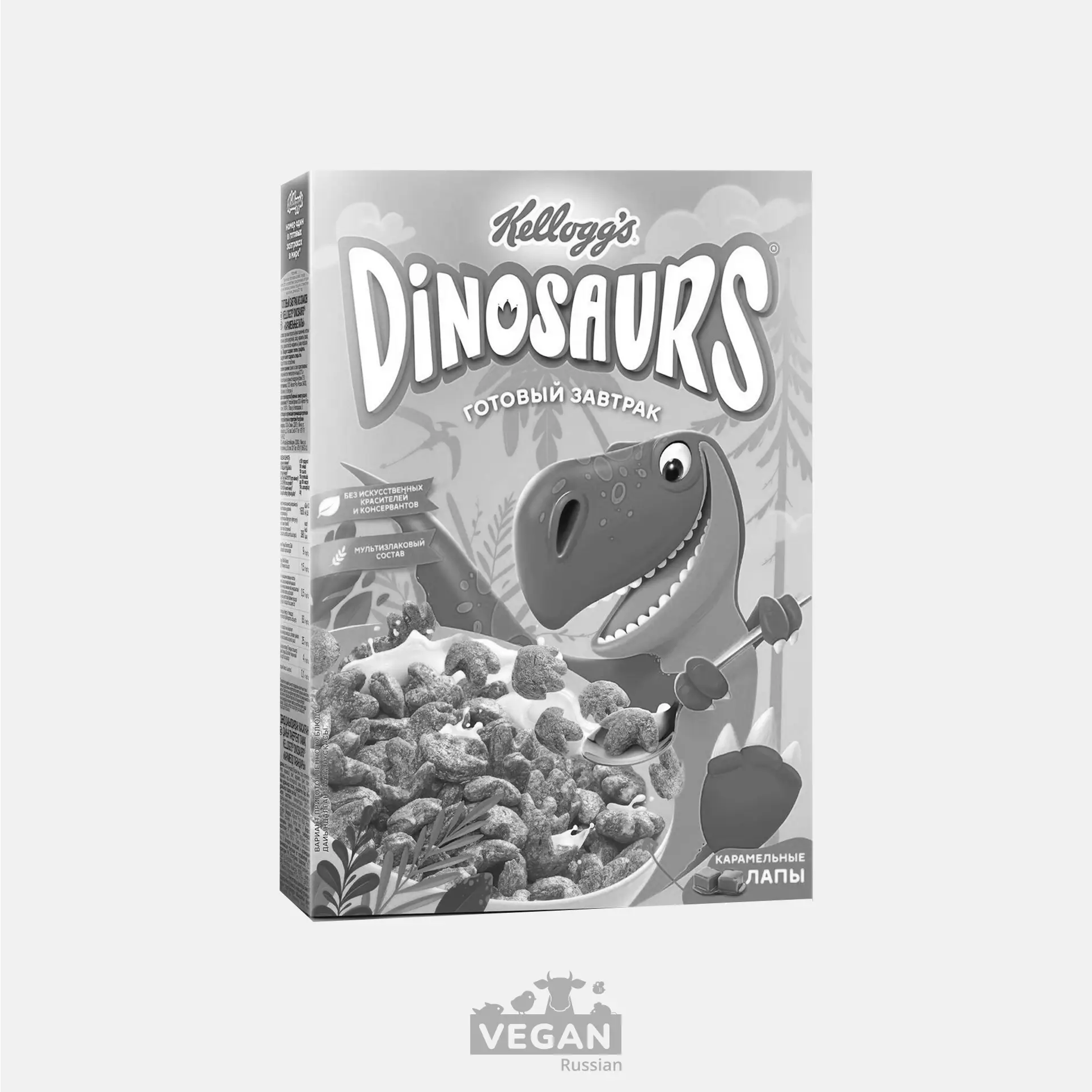 Архив: Готовый завтрак карамельные лапы Dinosaurs Kellogg's 220 г