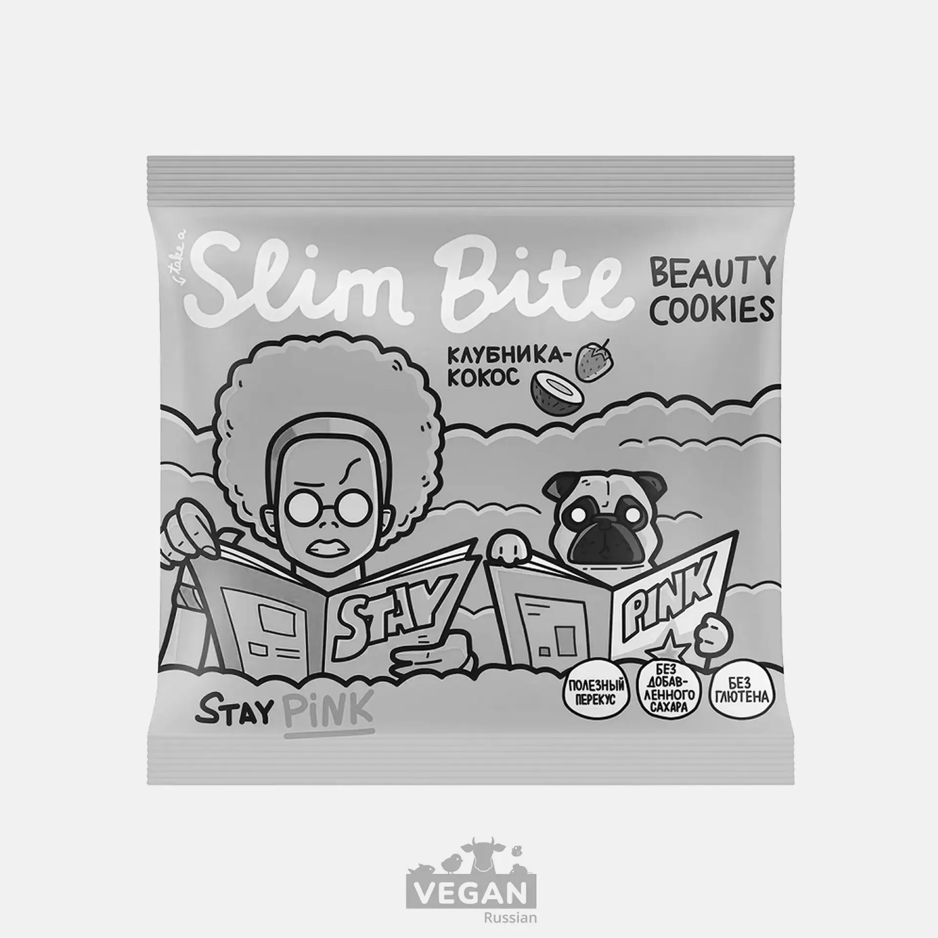 Архив: Печенье клубника-кокос Slim Bite 115 г