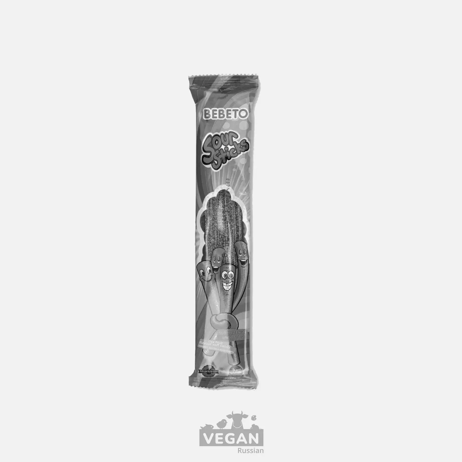 Архив: Мармелад Bebeto Sour Sticks со вкусом тутти-фрутти 35 г