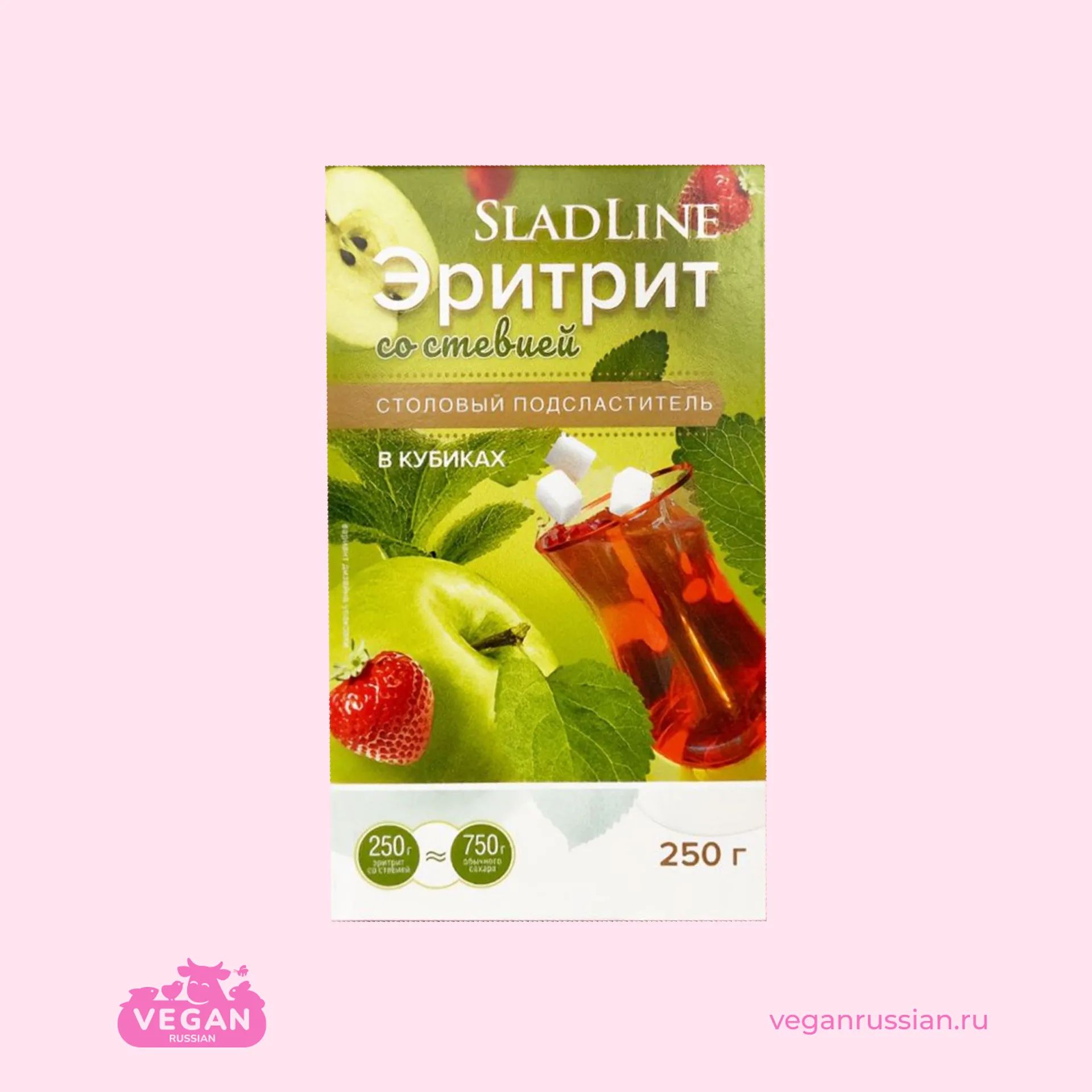 Эритрит в кубиках SladLine 250 г