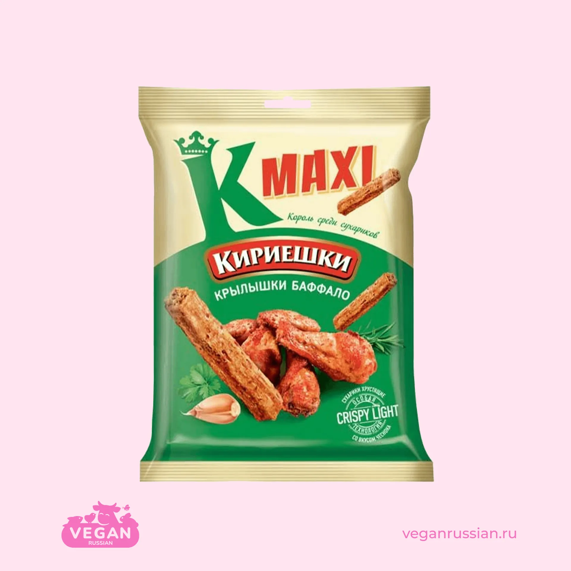 Сухарики Крылышки Баффало Maxi Кириешки 60 г