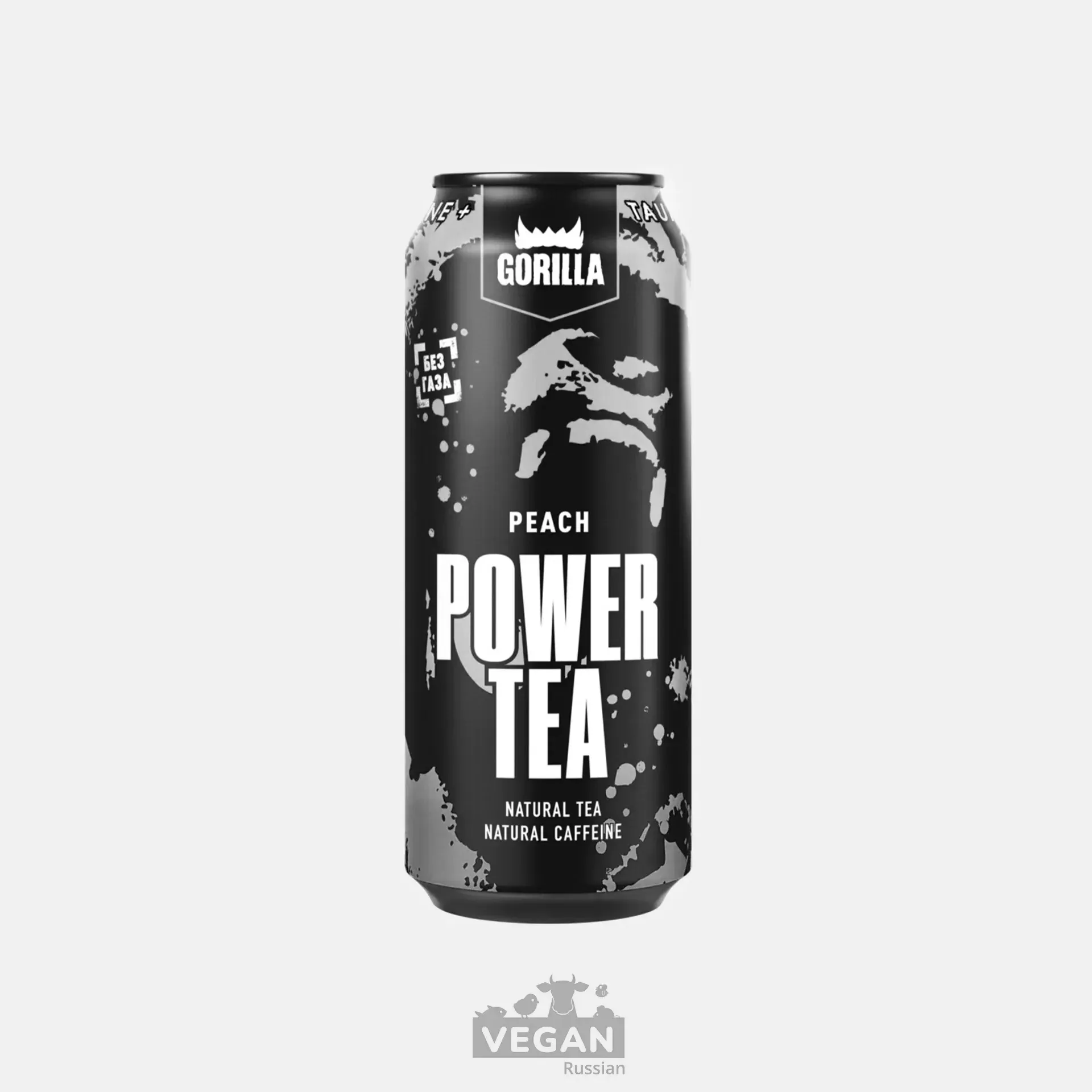 Архив: Напиток энергетический Gorilla Power Tea Peach 0,45 л