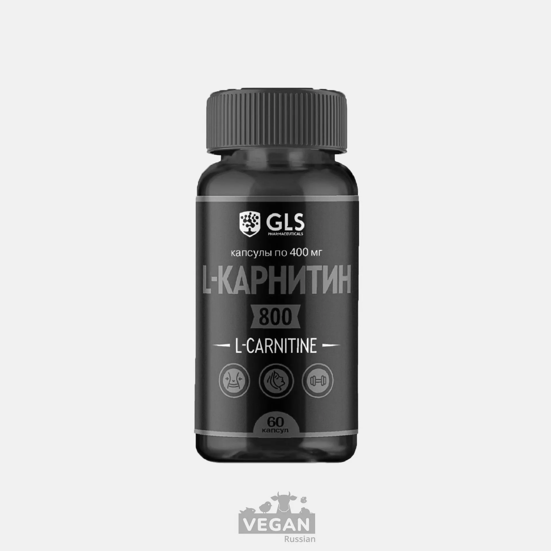 Архив: Л-карнитин 800 GLS Pharmaceuticals 60 шт 400 мг