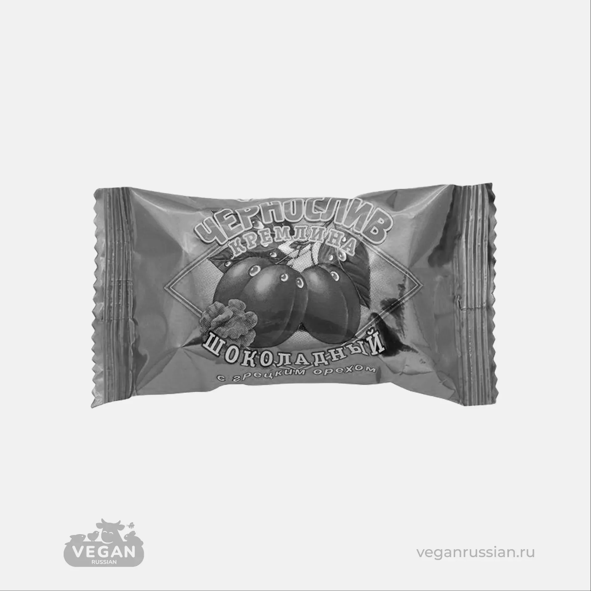 Архив: Конфеты Чернослив шоколадный с грецким орехом Кремлина 1 кг