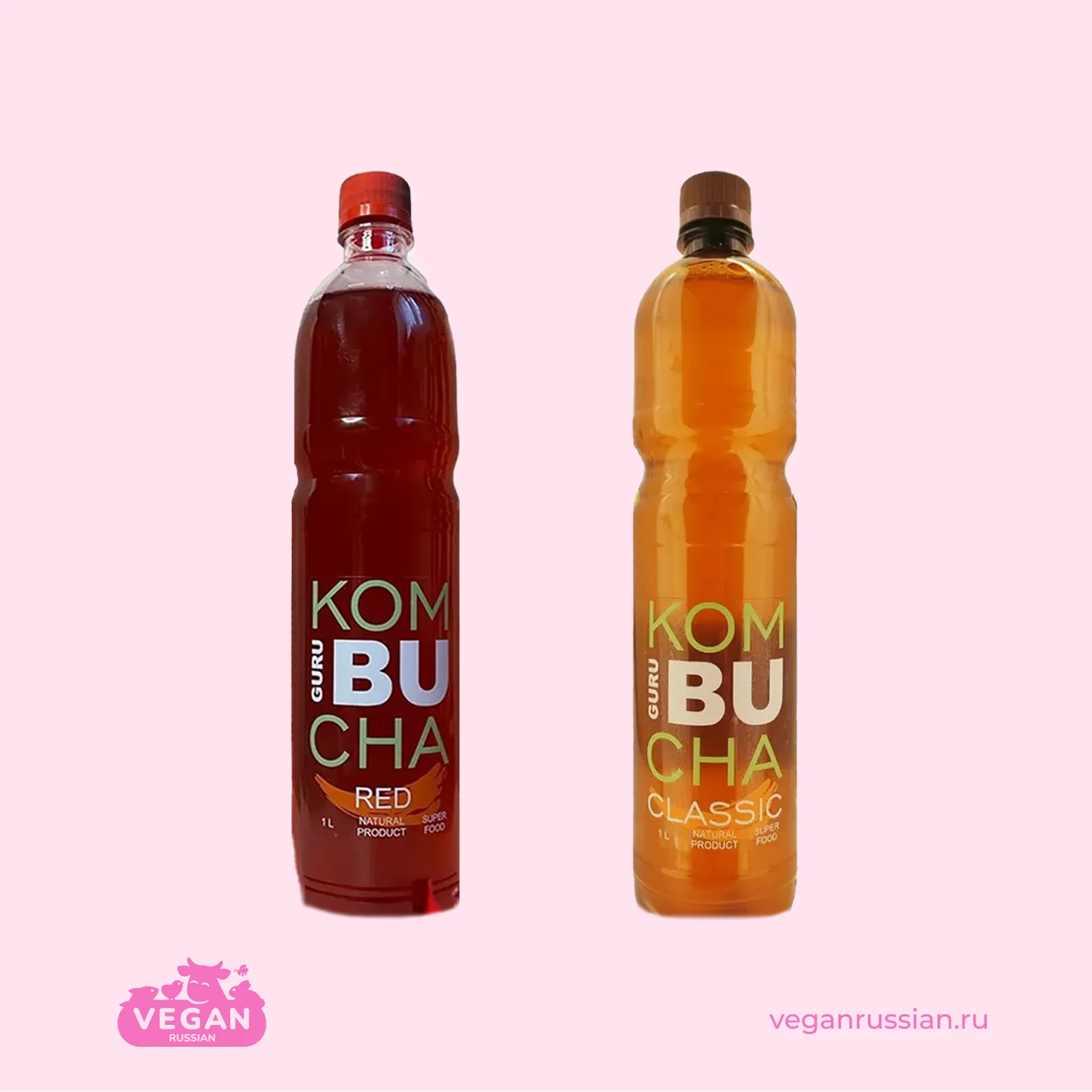 Комбуча GuRu Kombucha 1 л (список)