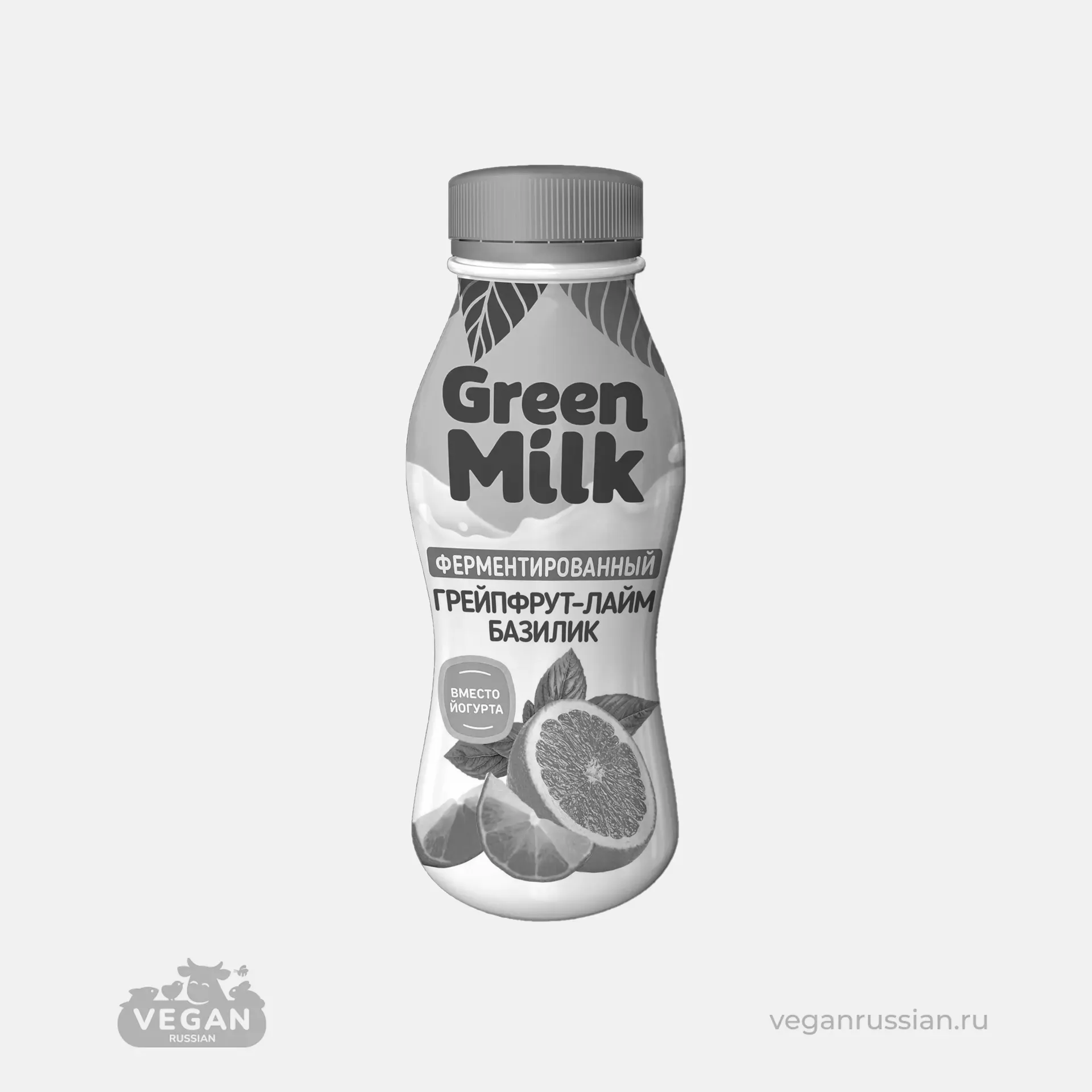 Архив: Напиток ферментированный соевый Грейпфрут-лайм базилик Green Milk 0,25-1,5 л