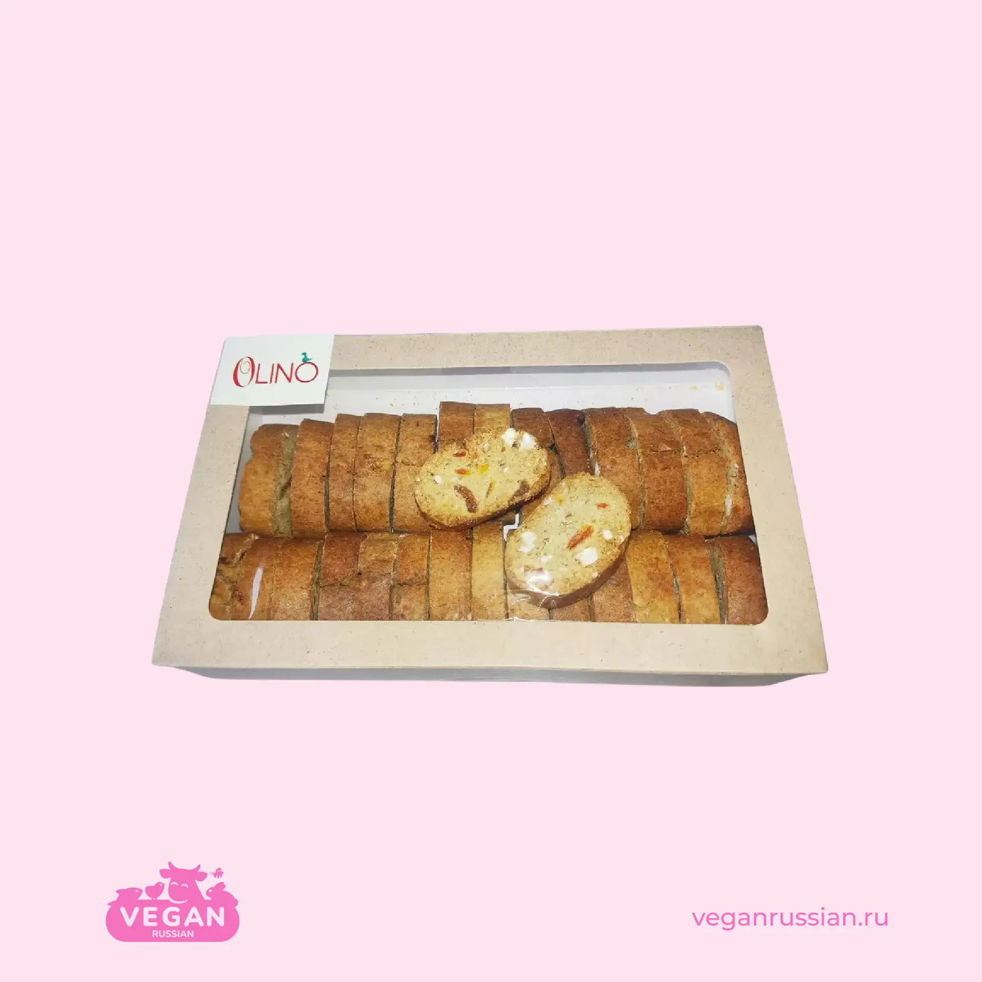 Печенье бискотти OLINO 400 г (список)