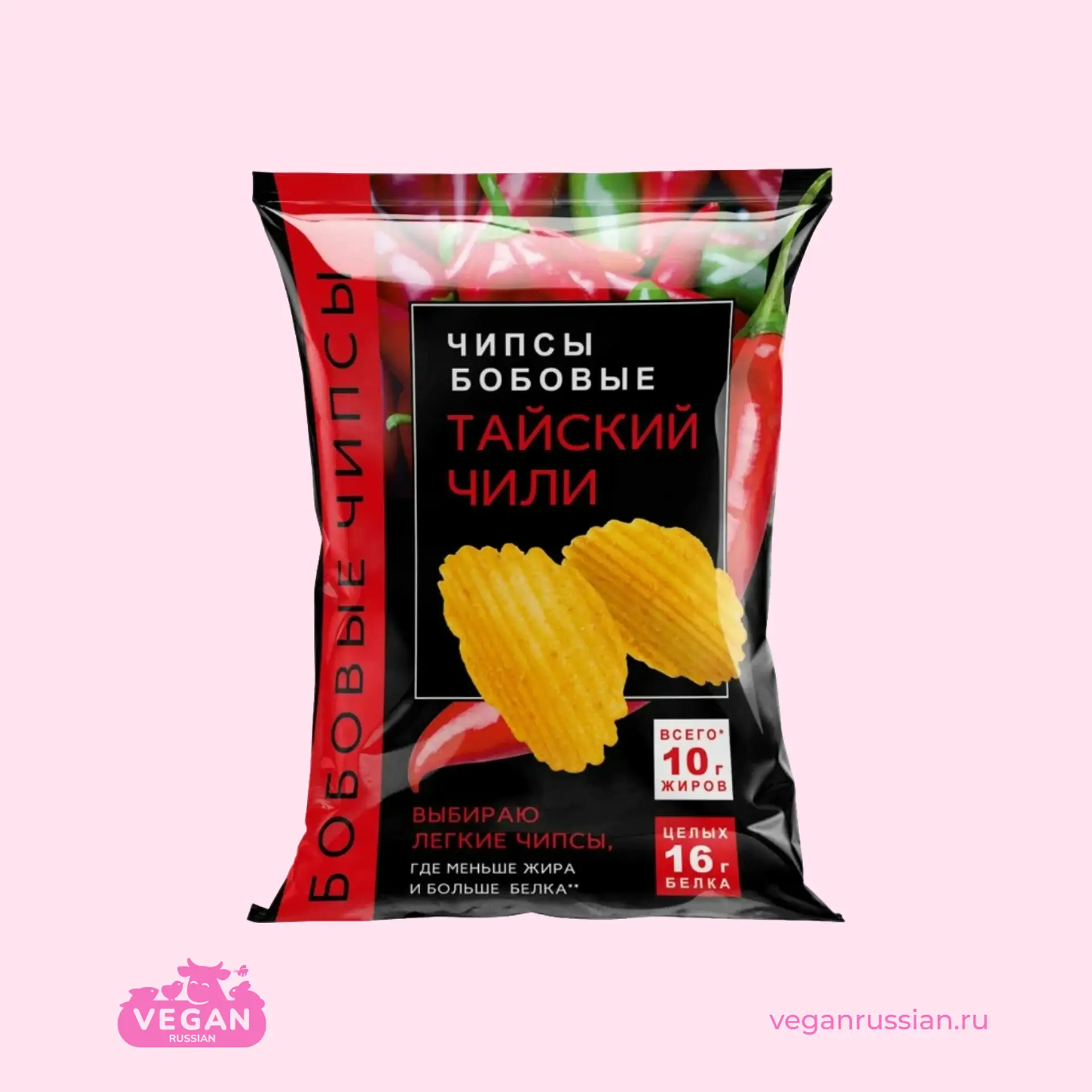 Чипсы бобовые Тайский чили Емельяновская Биофабрика 50 г