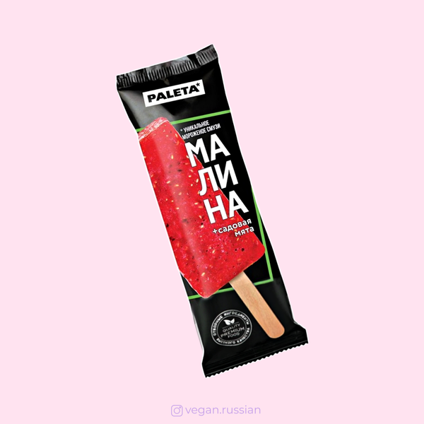 Мороженое-смузи Малина и садовая мята PALETA 70 г