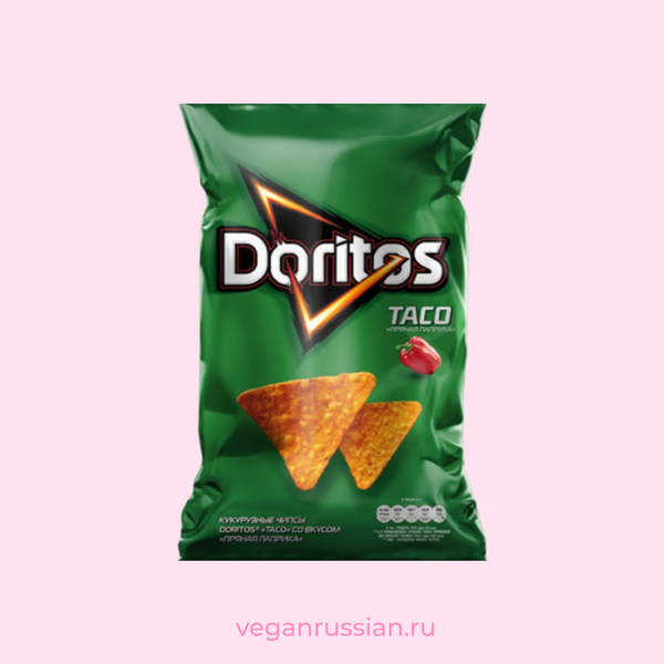 Чипсы кукурузные Taco Пряная паприка Doritos 100г