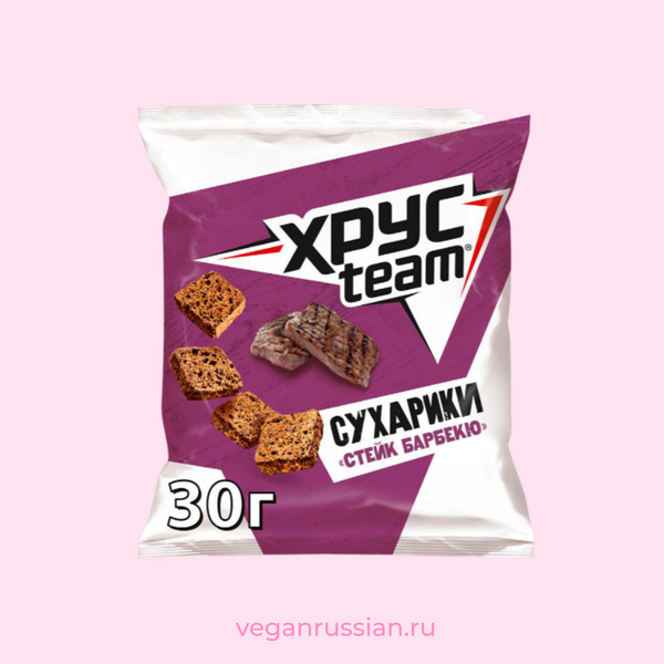 Сухарики стейк барбекю Хрустим 30 г