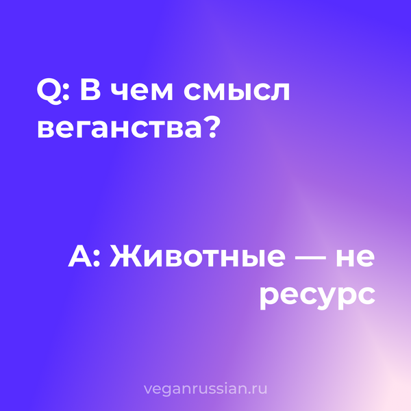 В чём суть веганства?