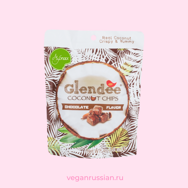 Чипсы кокосовые Сhocolate flavor Glendee 40 г