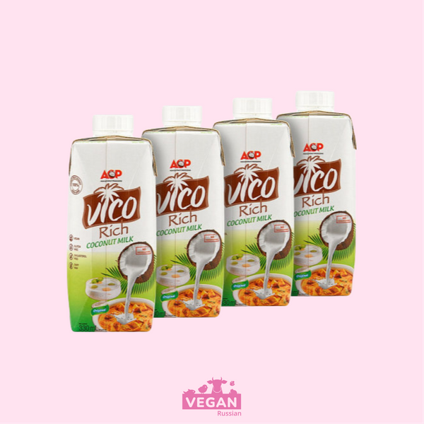 [онлайн] Кокосовое молоко Vico Rich, 0,33 л 4 шт