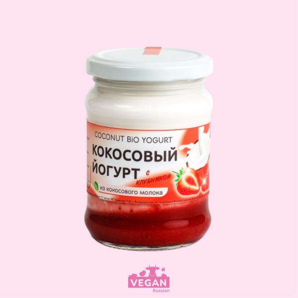 Йогурт кокосовый с клубникой Bio Yogurt 250 г