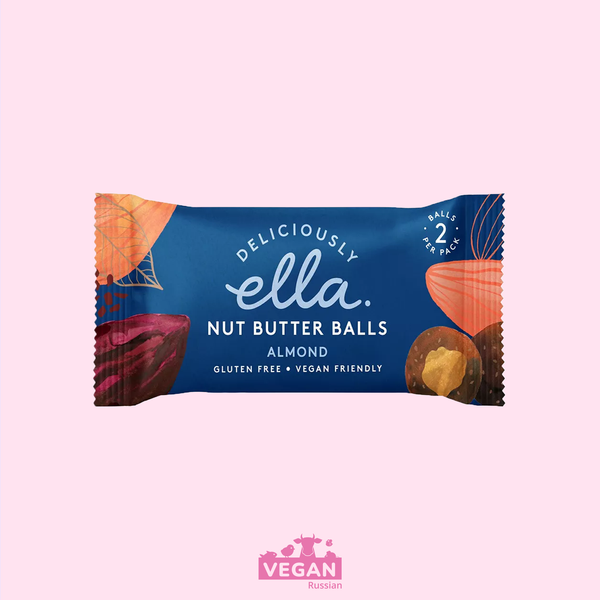 Шарики с ореховой пастой  Миндаль Deliciously Ella 36 г