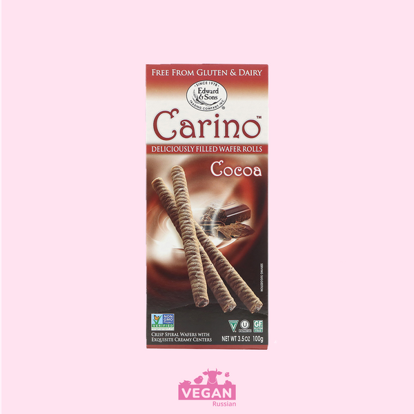 Вафельные трубочки с какао Carino 100 г