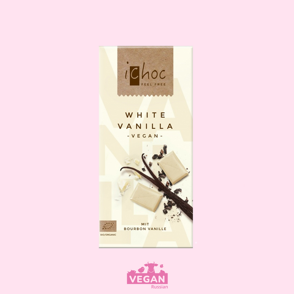 Шоколад на рисовом молоке White vanilla iChoc 80 г