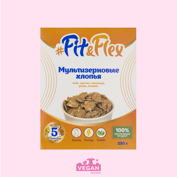 Мультизерновые хлопья Fit&Flex 250 г