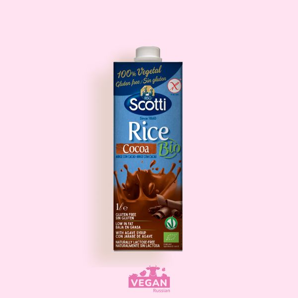 Рисовое молоко с какао Riso Scotty 1 л