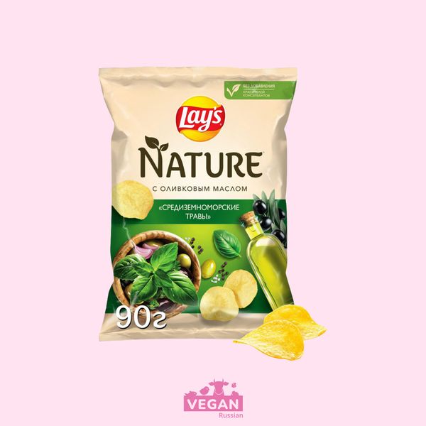 Чипсы Средиземноморские травы Lays Nature 90 г