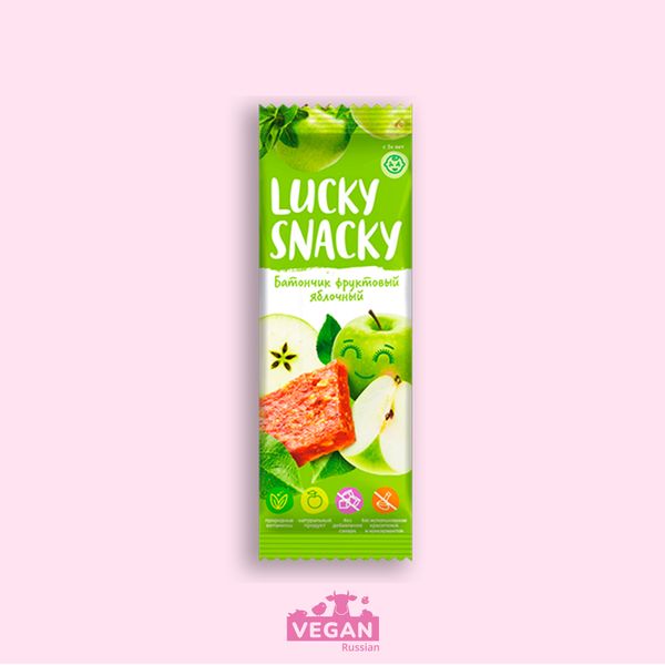 Батончик Яблоко Lucky snacky 30 г